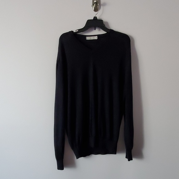 Ermenegildo Zegna Other - Ermenegildo Zegna Cashmere Silk Navy V-Neck XXXL